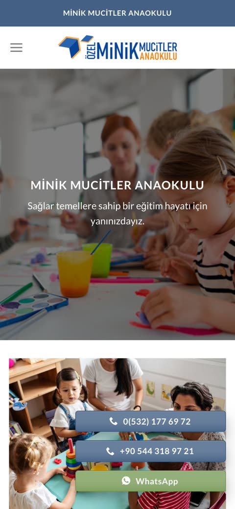 Minik Mucitler Anaokulu mobil görünüm