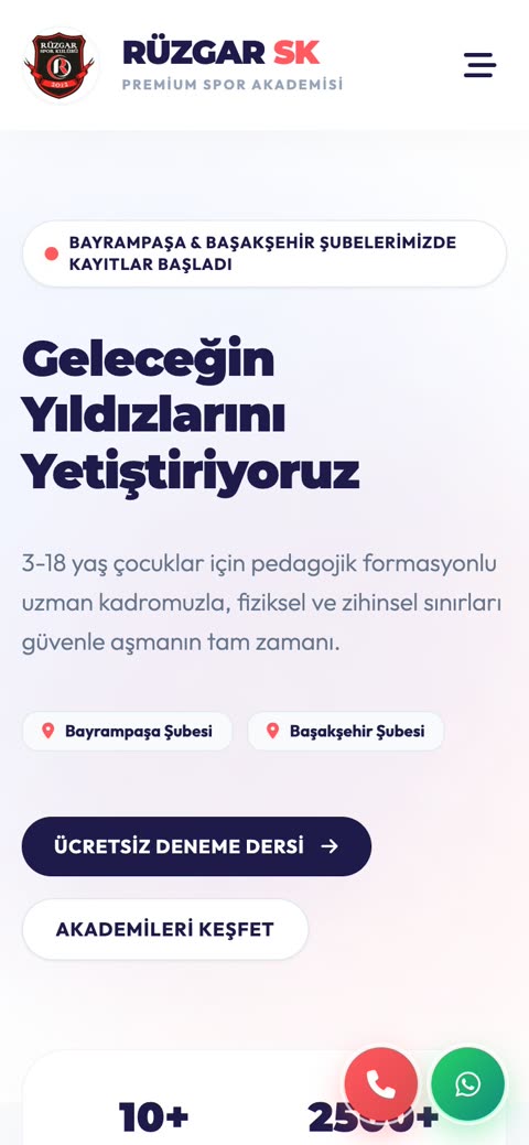 Rüzgar Spor mobil görünüm
